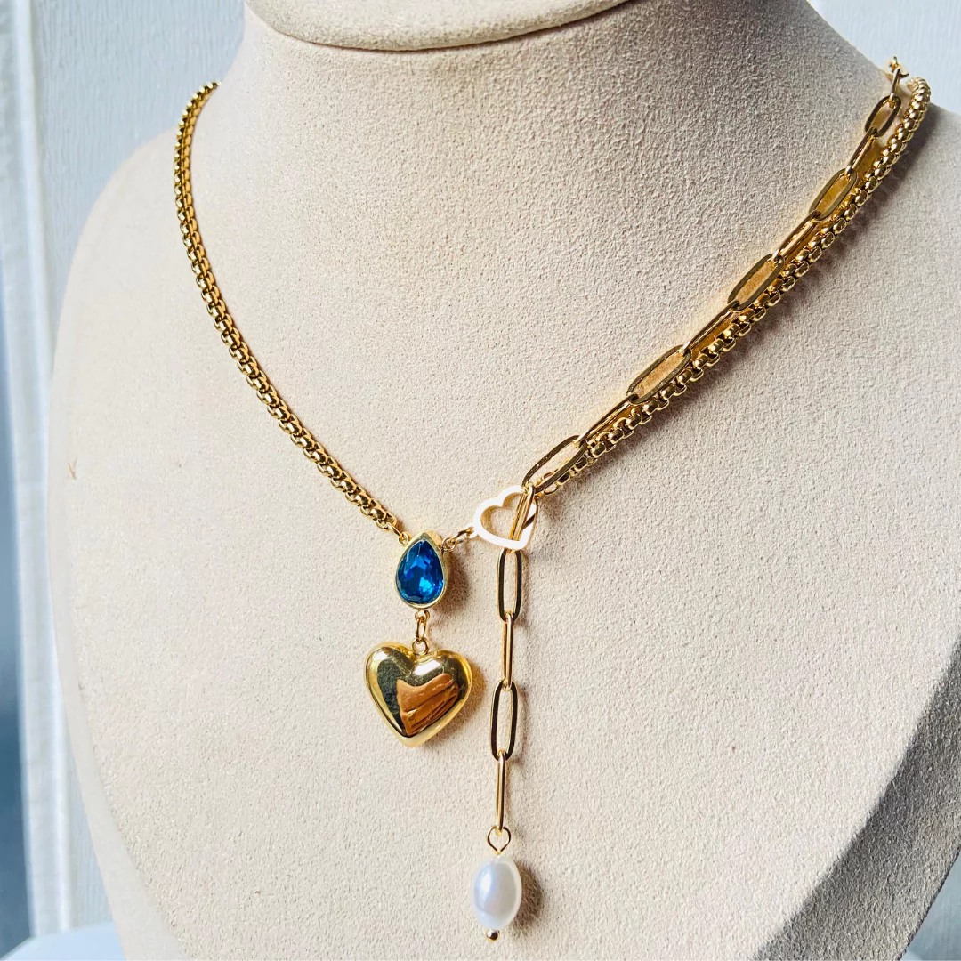 Heart Drop Necklace 2