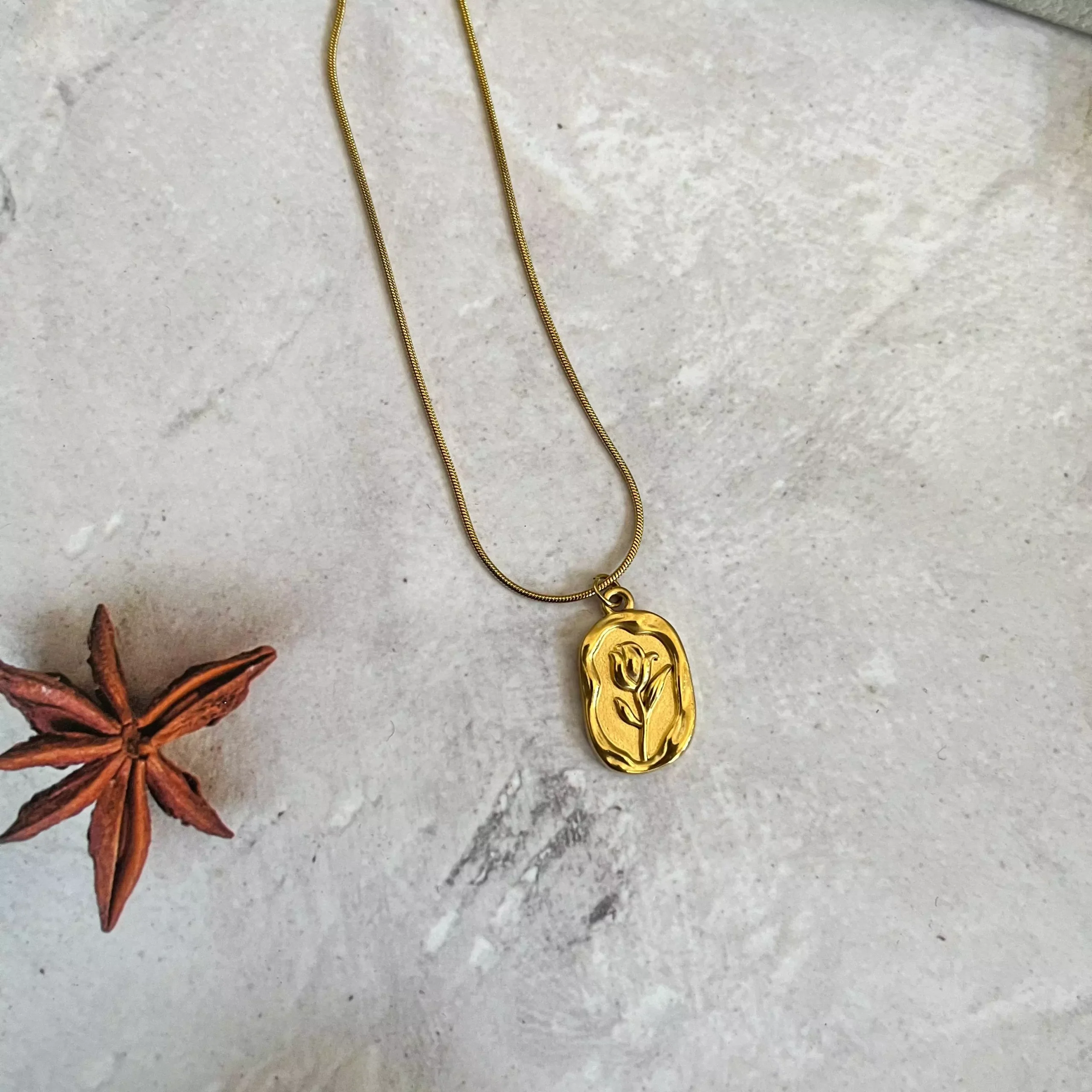 Vintage Rose Gold Plated Necklace 2