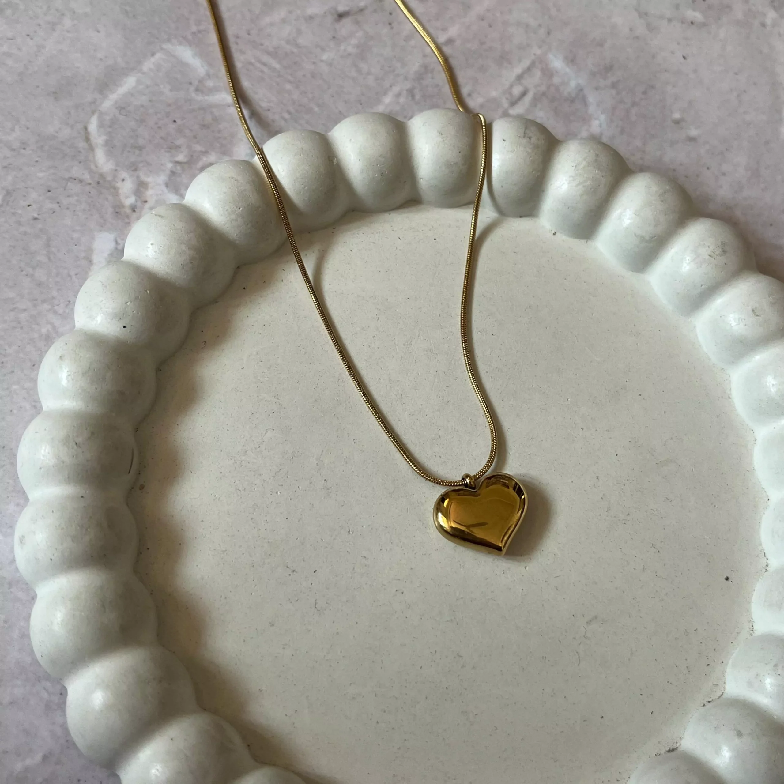 Bubble Heart Necklace