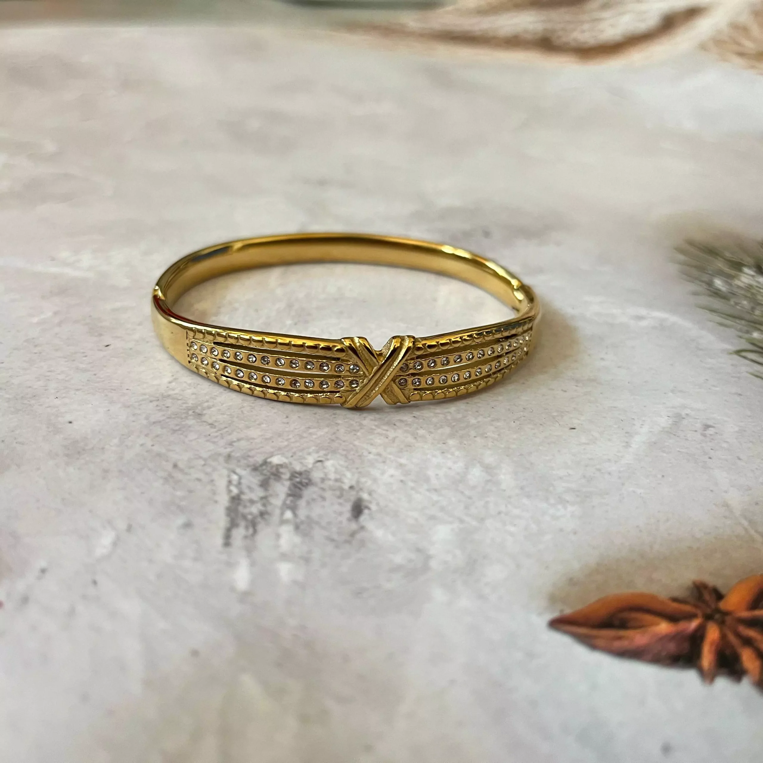 Cross Studded Bracelet 1