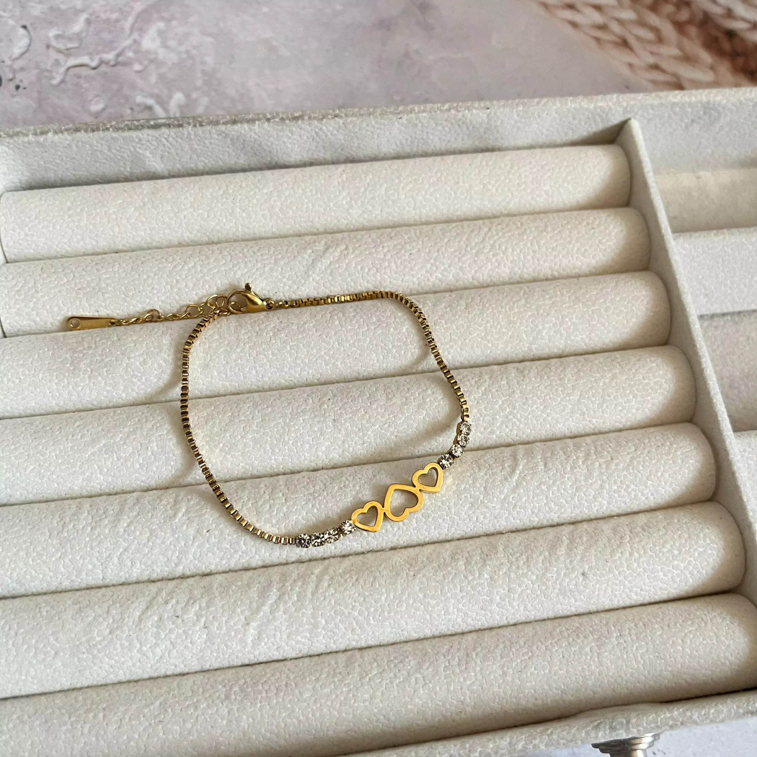 Litl Tri Hearts Bracelet 1