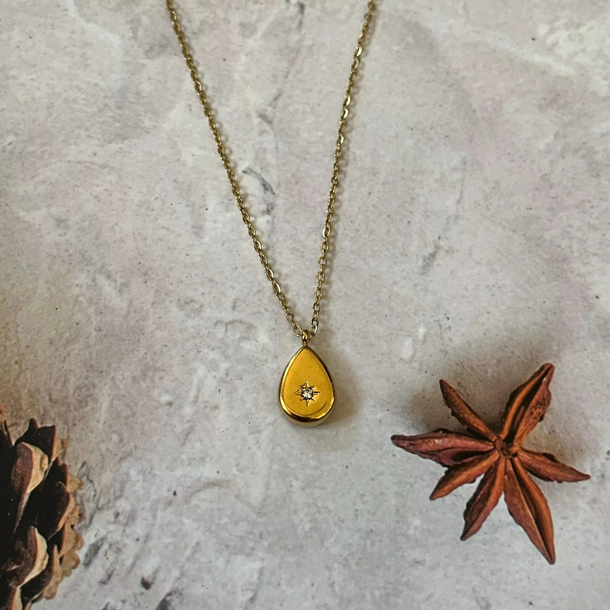 Star Waterdrop Necklace 1